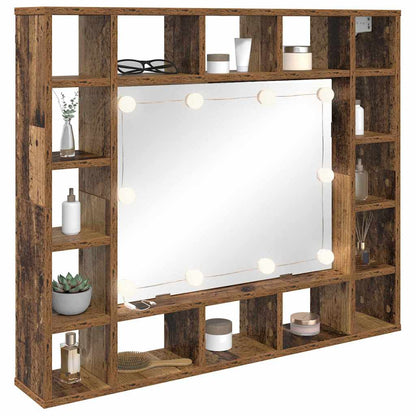Mobiletto per specchio Legno vecchio 91 x 15 x 76,5 cm
