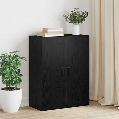 Armadietto a muro Rovere Nero 69,5 x 34 x 90 cm