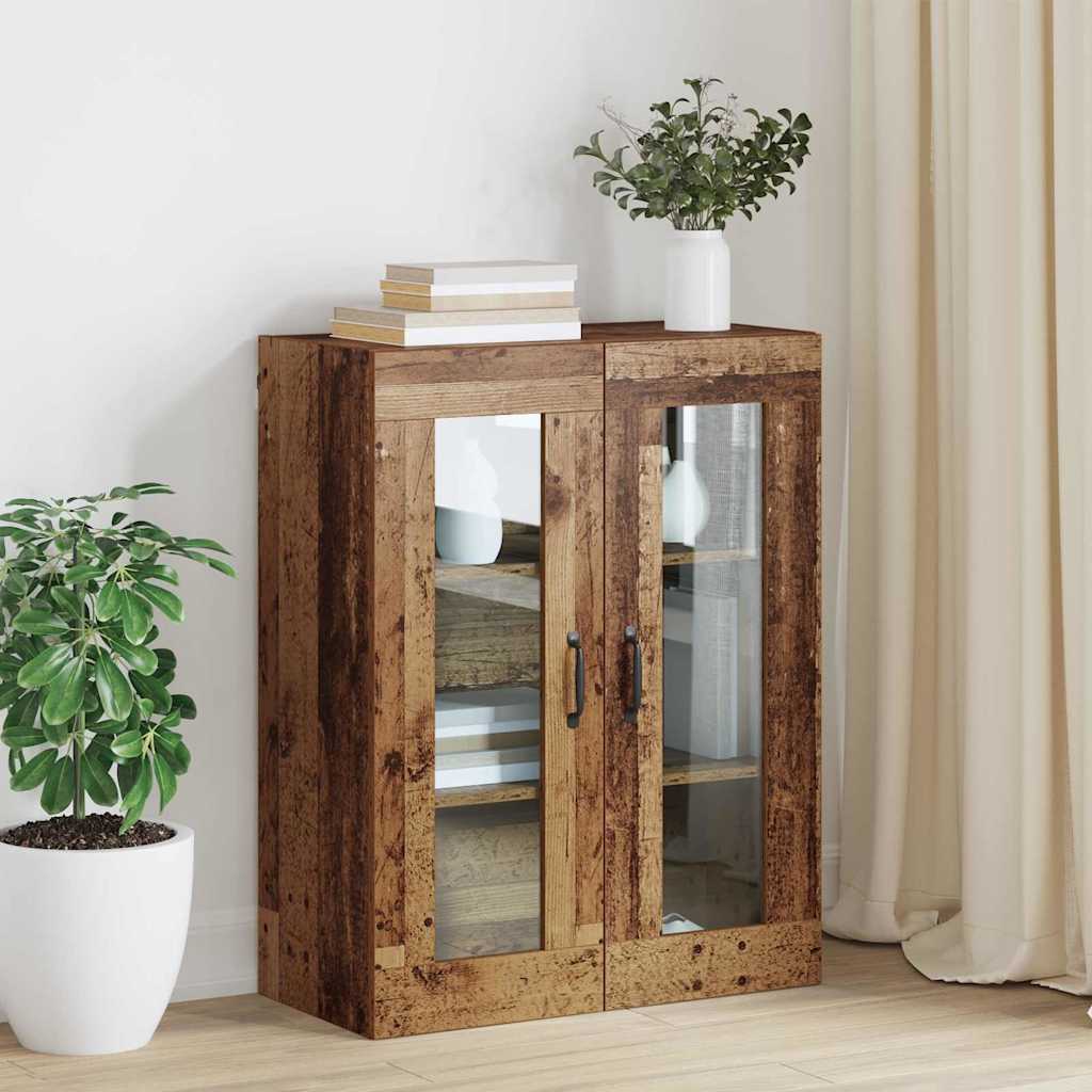 Mobiletto da parete appeso Marrone 69.5 x 34 x 90 cm