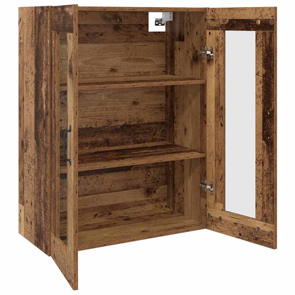 Mobiletto da parete appeso Marrone 69.5 x 34 x 90 cm