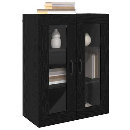 Mobiletto da parete appeso Nero 69.5 x 34 x 90 cm