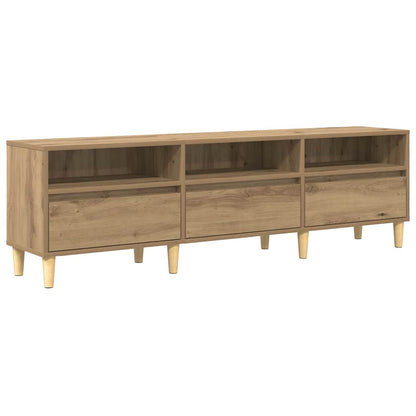 Mobile TV Rovere artigianale 150 x 30 x 45 cm Legno multistrato