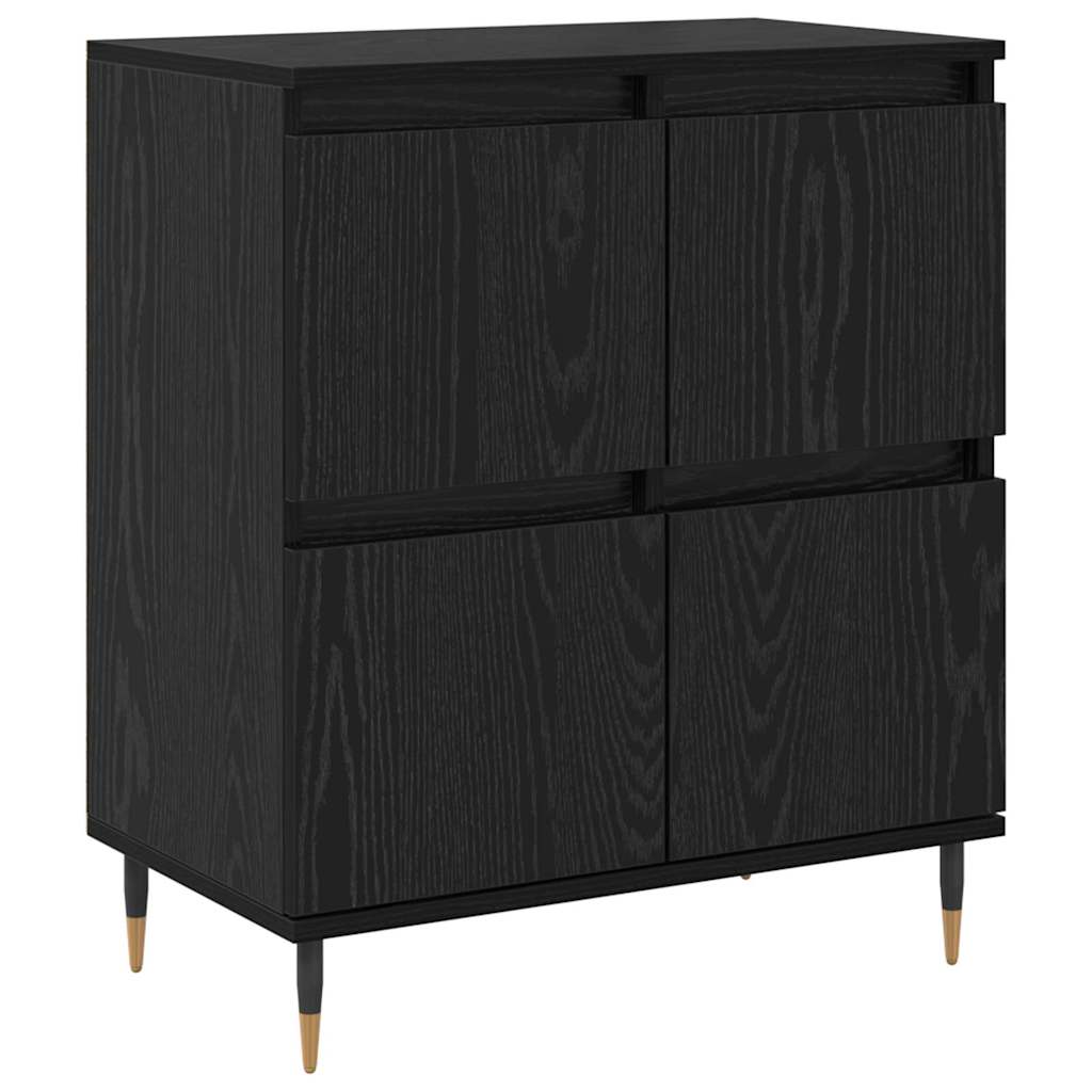Credenza Rovere Nero 60 x 35 x 70 cm