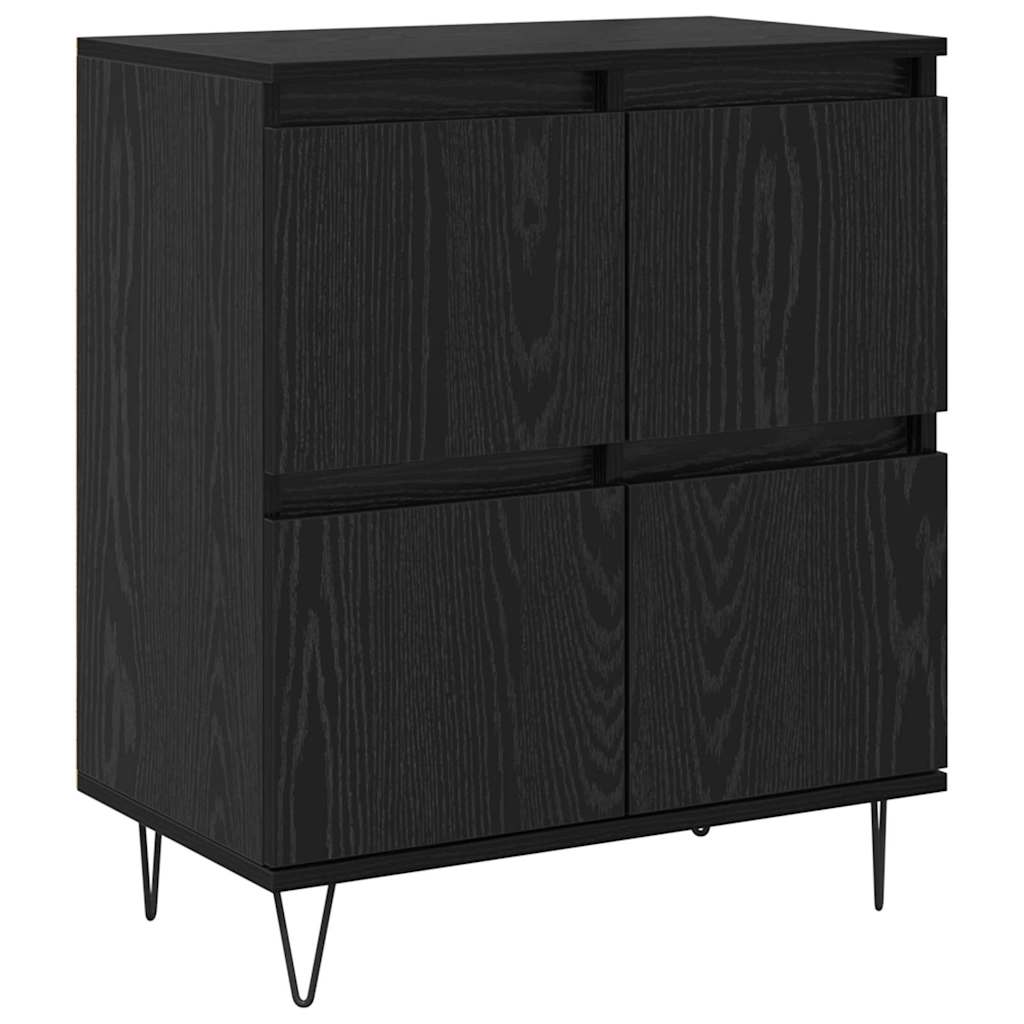 Credenza Rovere Nero 60 x 35 x 70 cm