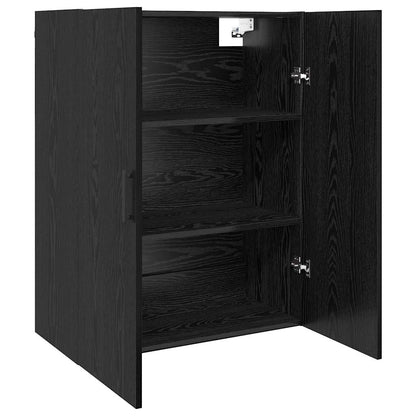 Armadietto a muro Rovere Nero 69,5 x 34 x 90 cm