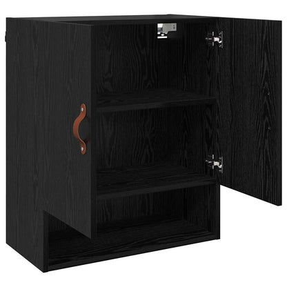 Armadietto a muro Rovere nero 60 x 31 x 70 cm Legno multistrato