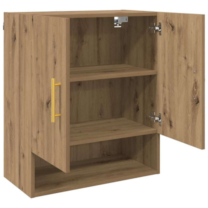 Armadietto a muro rovere artigianale 60 x 31 x 70 cm