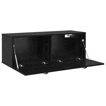 Mobiletto a muro Rovere Nero 100 x 36,5 x 35 cm