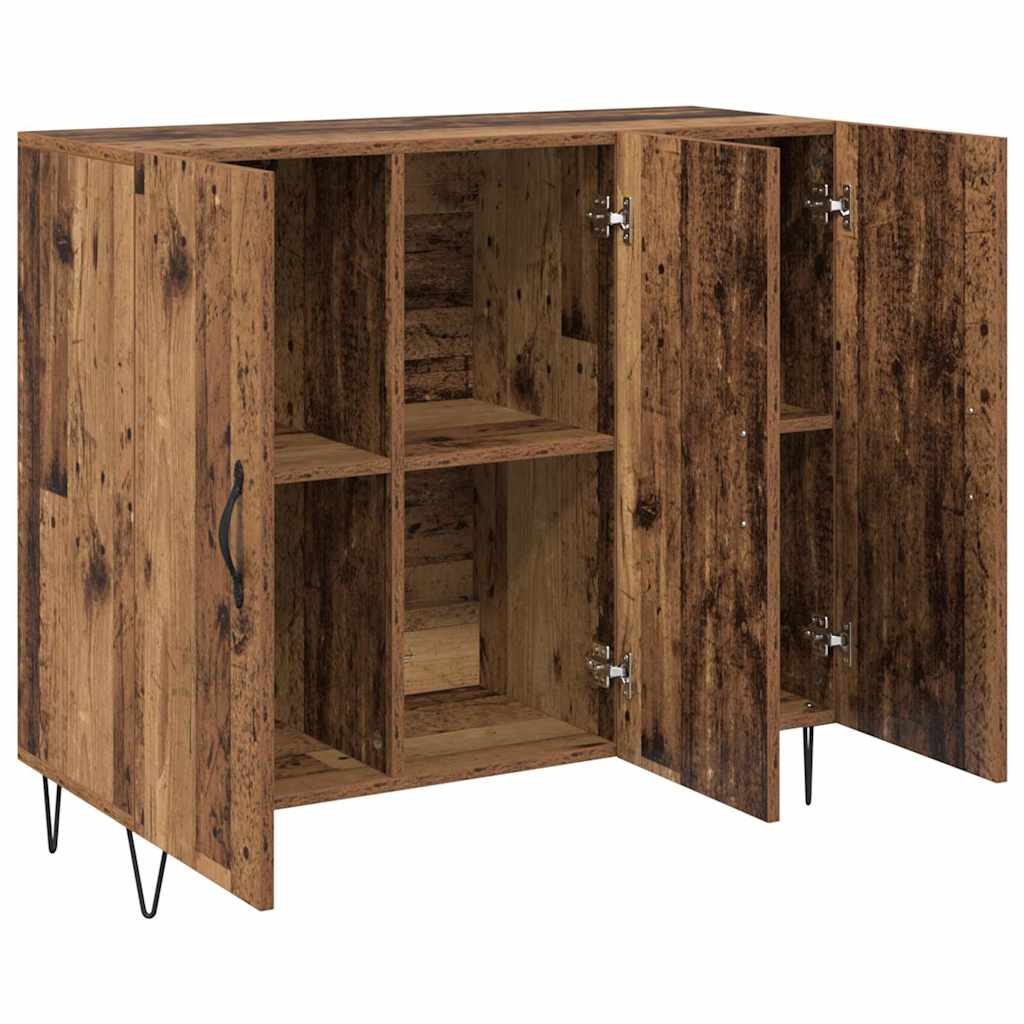 Credenza Legno vecchio 90 x 32,5 x 80 cm Legno multistrato
