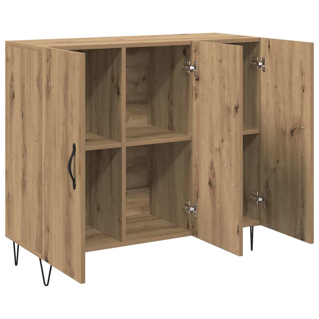 Credenza Rovere artigianale 90 x 32,5 x 80 cm Legno multistrato