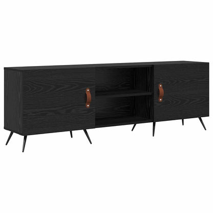 Mobile TV Rovere nero 150 x 30 x 50 cm Legno multistrato