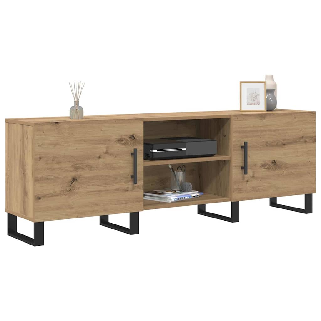 Mobile TV rovere artigianale 150 x 30 x 50 cm Legno multistrato