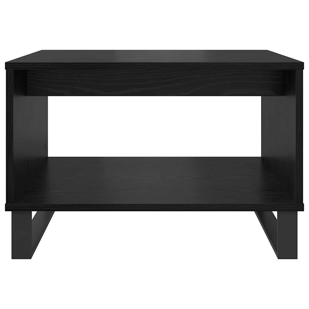 Tavolino da salotto Rovere nero 60 x 50 x 40 cm