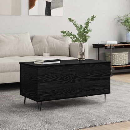 Tavolino da salotto Rovere Nero 90 x 44,5 x 45 cm