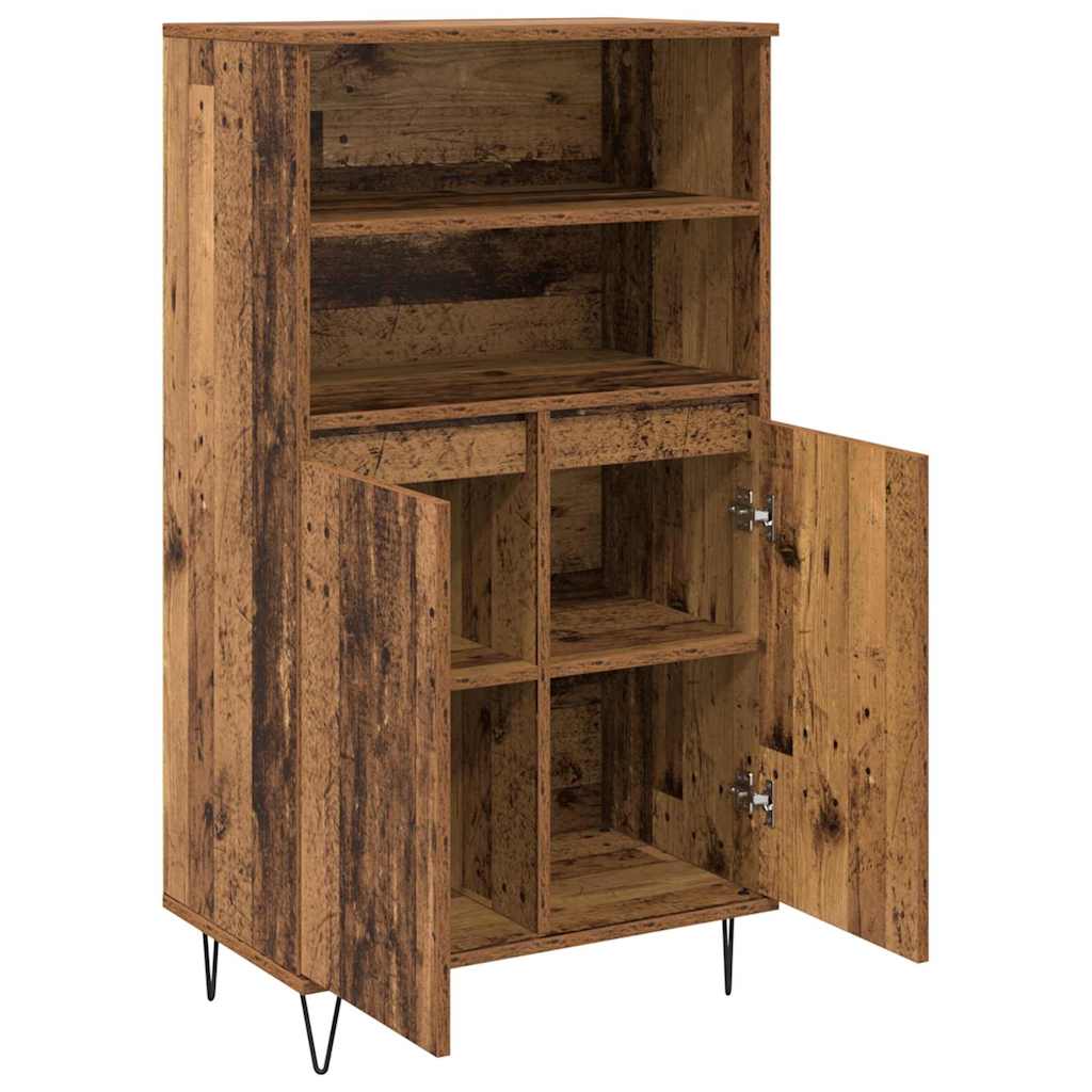 Credenza Marrone 60 x 36 x 110 cm Legno multistrato