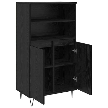 Credenza Nero 60 x 36 x 110 cm Legno multistrato