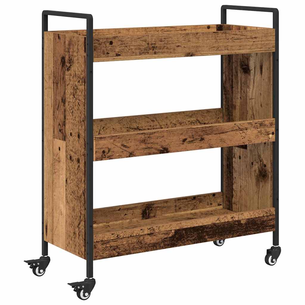 Carrello da Cucina Legno vecchio 70 x 30 x 82 cm