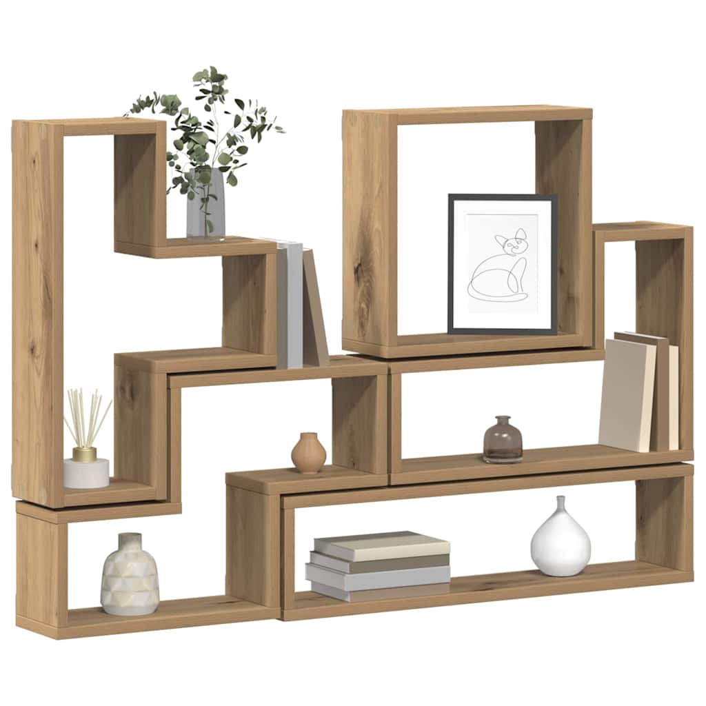 Cubo da Parete Altro rovere artigianale 96 x 12 x 64 cm