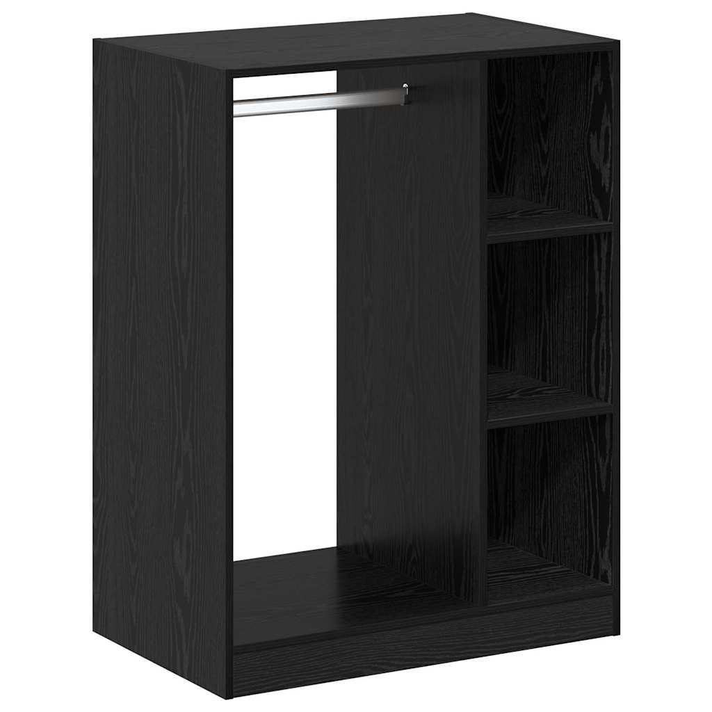 Guardaroba con lo scaffale Rovere Nero 77 x 48 x 102 cm