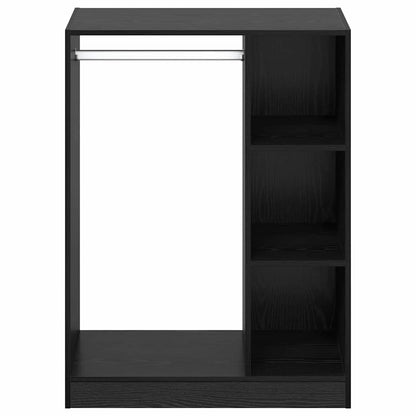 Guardaroba con lo scaffale Rovere Nero 77 x 48 x 102 cm