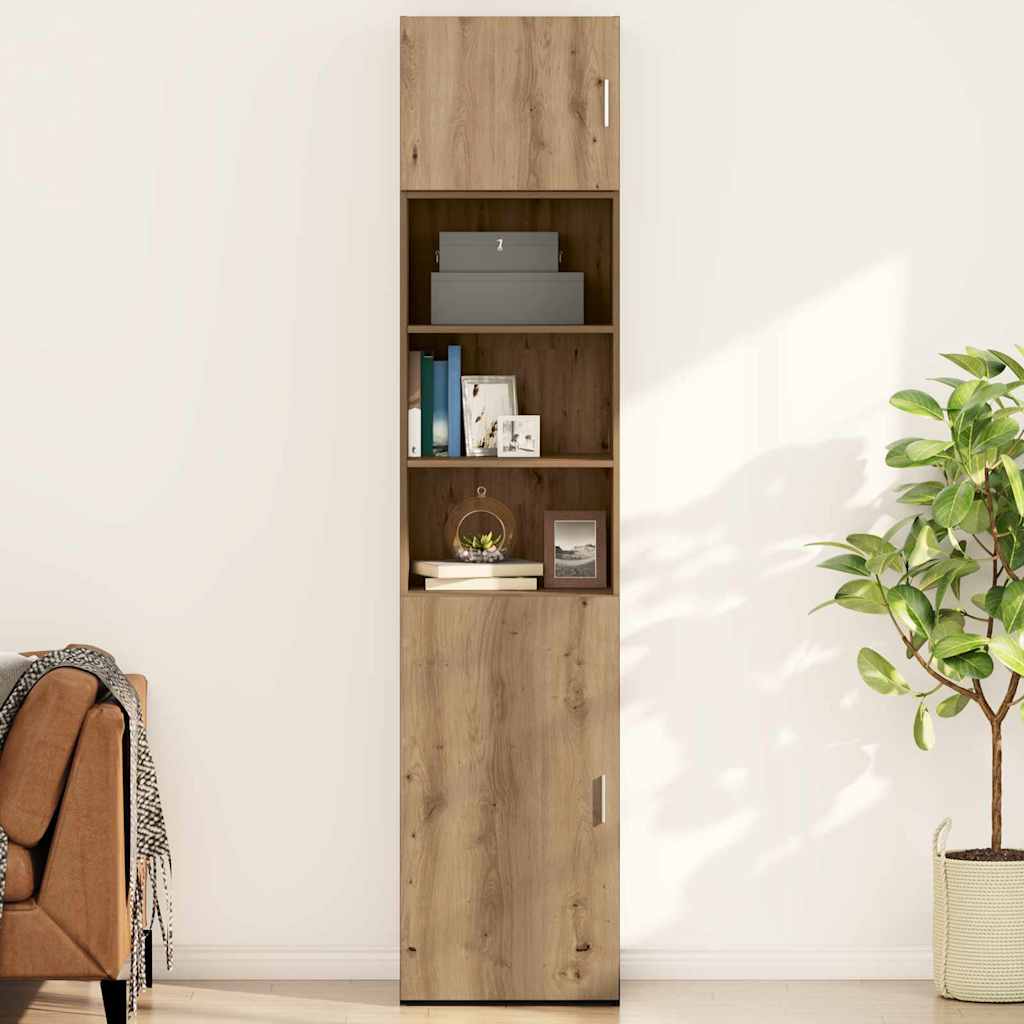 Armadietto a muro rovere artigianale 50 x 42.5 x 40 cm