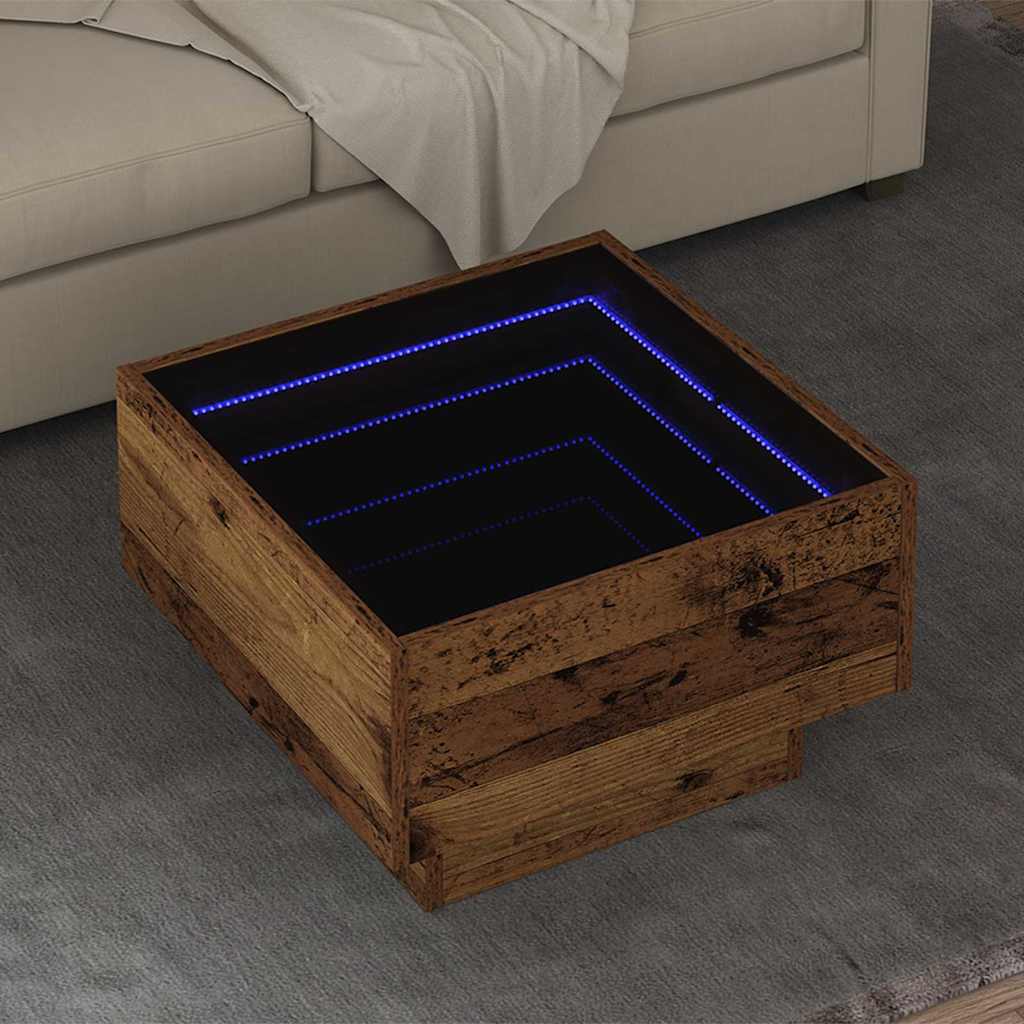 Tavolino da salotto Legno vecchio 50 x 50 x 30 cm