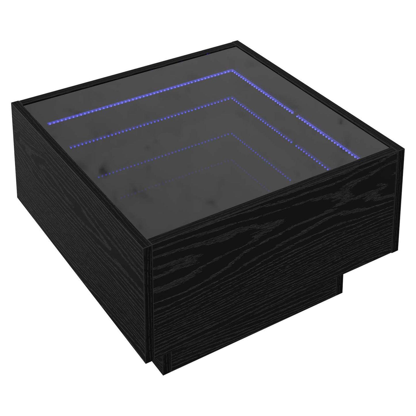 Tavolino da salotto Rovere nero 50 x 50 x 30 cm