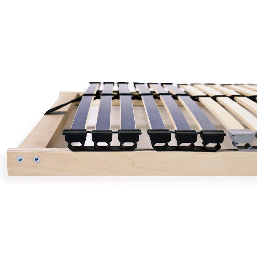 Base a doghe Marrone 140 x 190 cm Legno massello di faggio