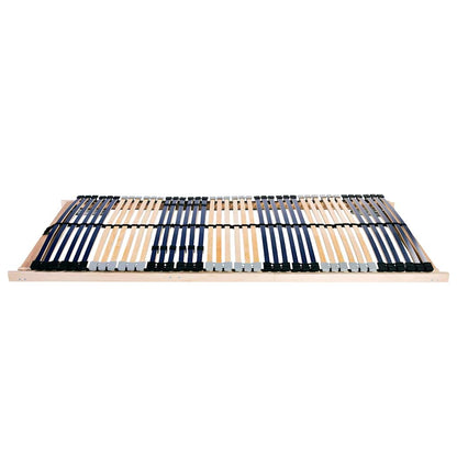 Base a doghe Marrone 90 x 190 cm Legno massello di faggio