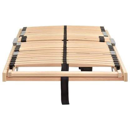 Base a doghe Marrone 100 x 190 cm Legno massello di faggio