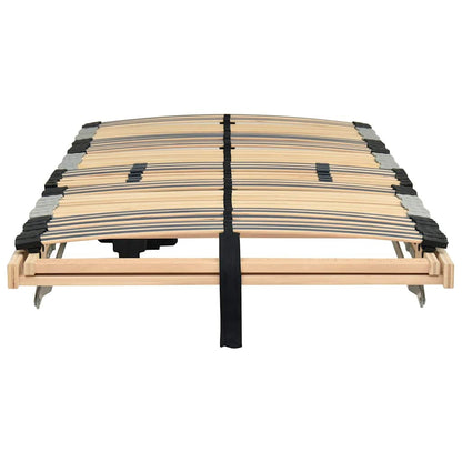 Base a doghe Marrone 100 x 190 cm Legno massello di faggio