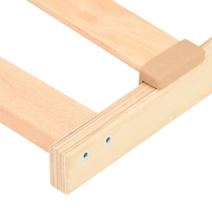 Base a doghe Marrone 100 x 190 cm Legno massello di faggio