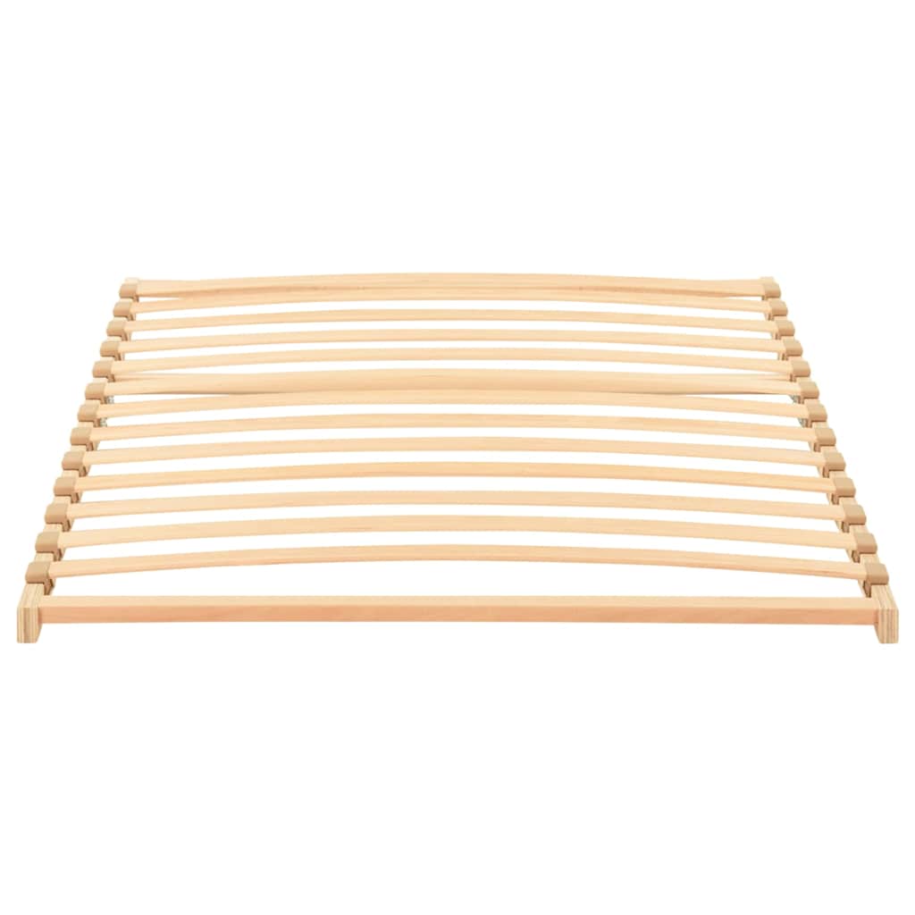 Base a doghe Marrone 100 x 190 cm Legno massello di faggio