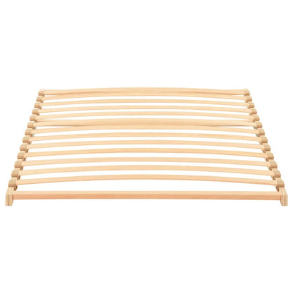 Base a doghe Marrone 100 x 190 cm Legno massello di faggio