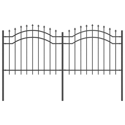 Recinzione per Giardino Woerden Grigio 240 x 140 cm