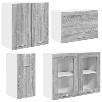 Set di mobili da cucina con cassetto Lyon 8 pcs Grigio Sonoma