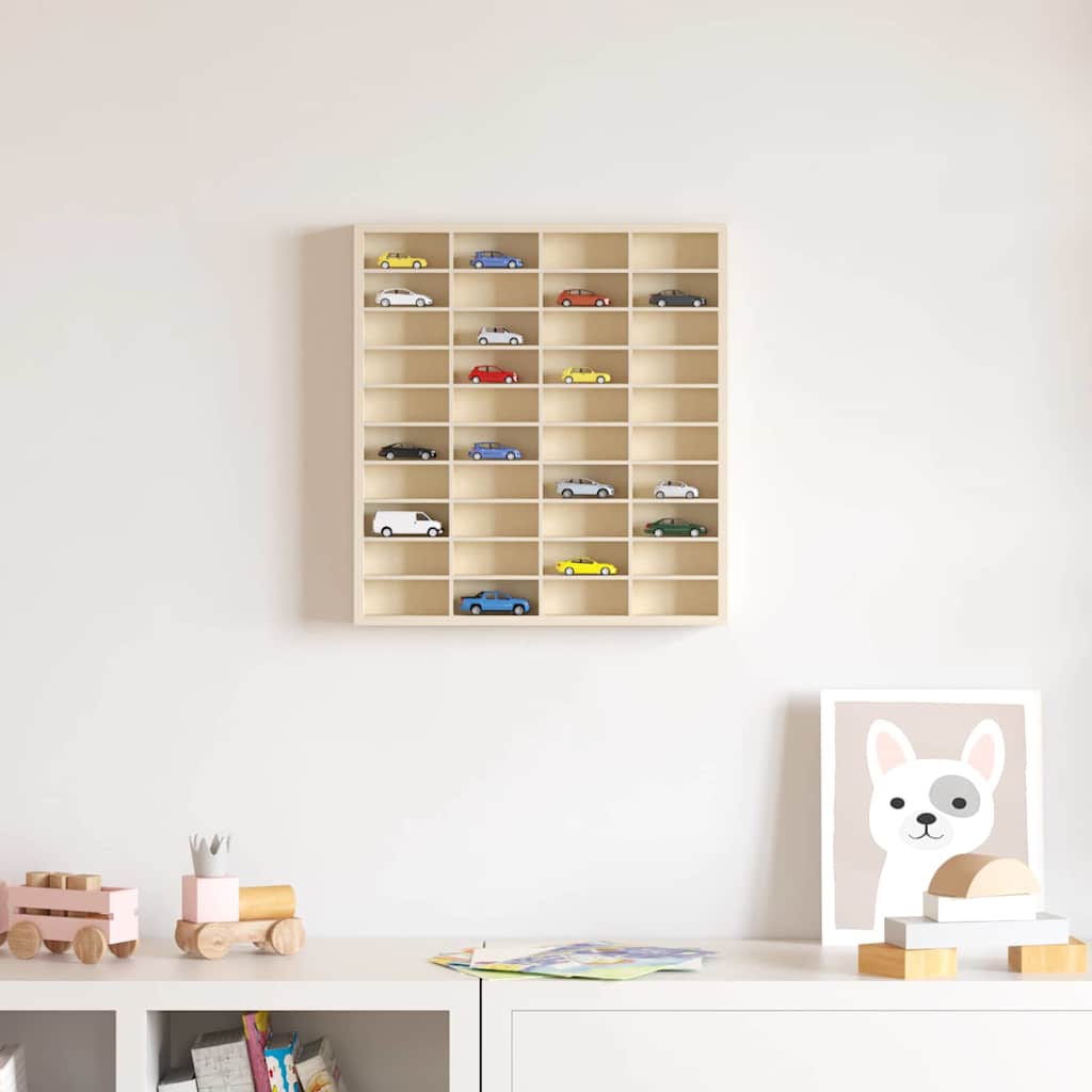 Vetrina a muro Beige 40 x 4,5 x 43 cm Legno multistrato