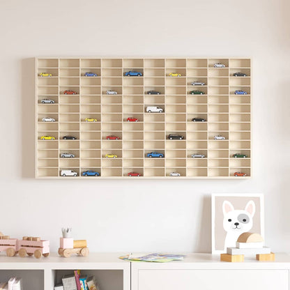 Vetrina a muro Beige 98 x 4,5 x 55 cm Legno multistrato