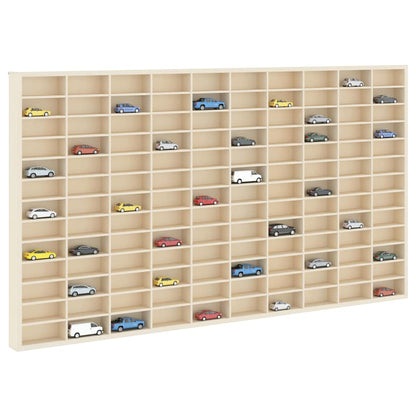 Vetrina a muro Beige 98 x 4,5 x 55 cm Legno multistrato