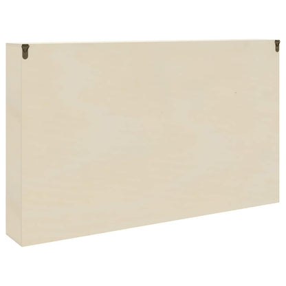 Vetrina a muro Beige 60 x 8,5 x 37 cm Legno multistrato