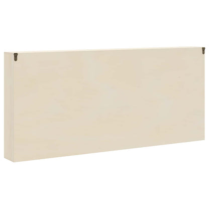Vetrina a muro Beige 80 x 8,5 x 36 cm Legno multistrato