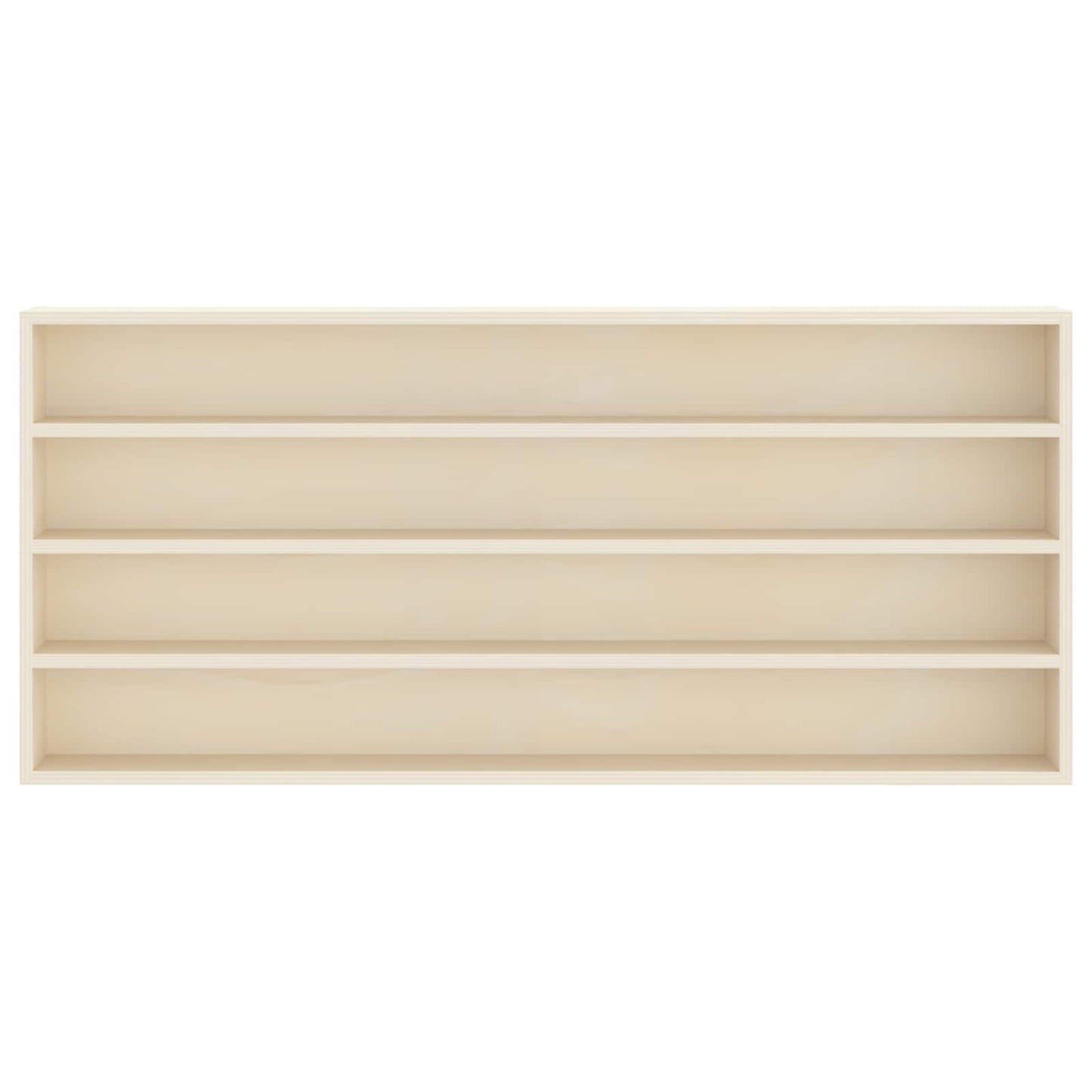 Vetrina a muro Beige 80 x 8,5 x 36 cm Legno multistrato