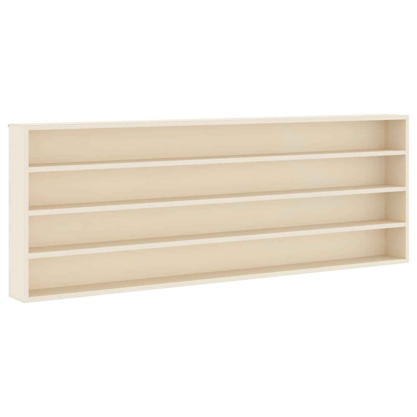 Vetrina a muro Beige 100 x 8,5 x 36 cm Legno multistrato