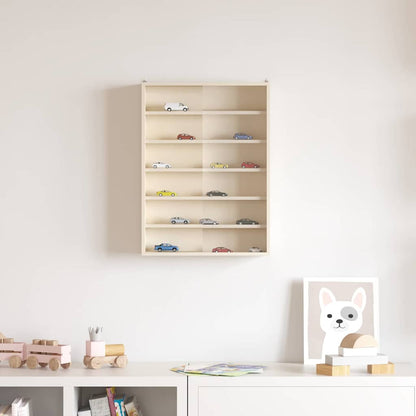 Vetrina a muro Beige 40 x 8,5 x 54 cm Legno compensato