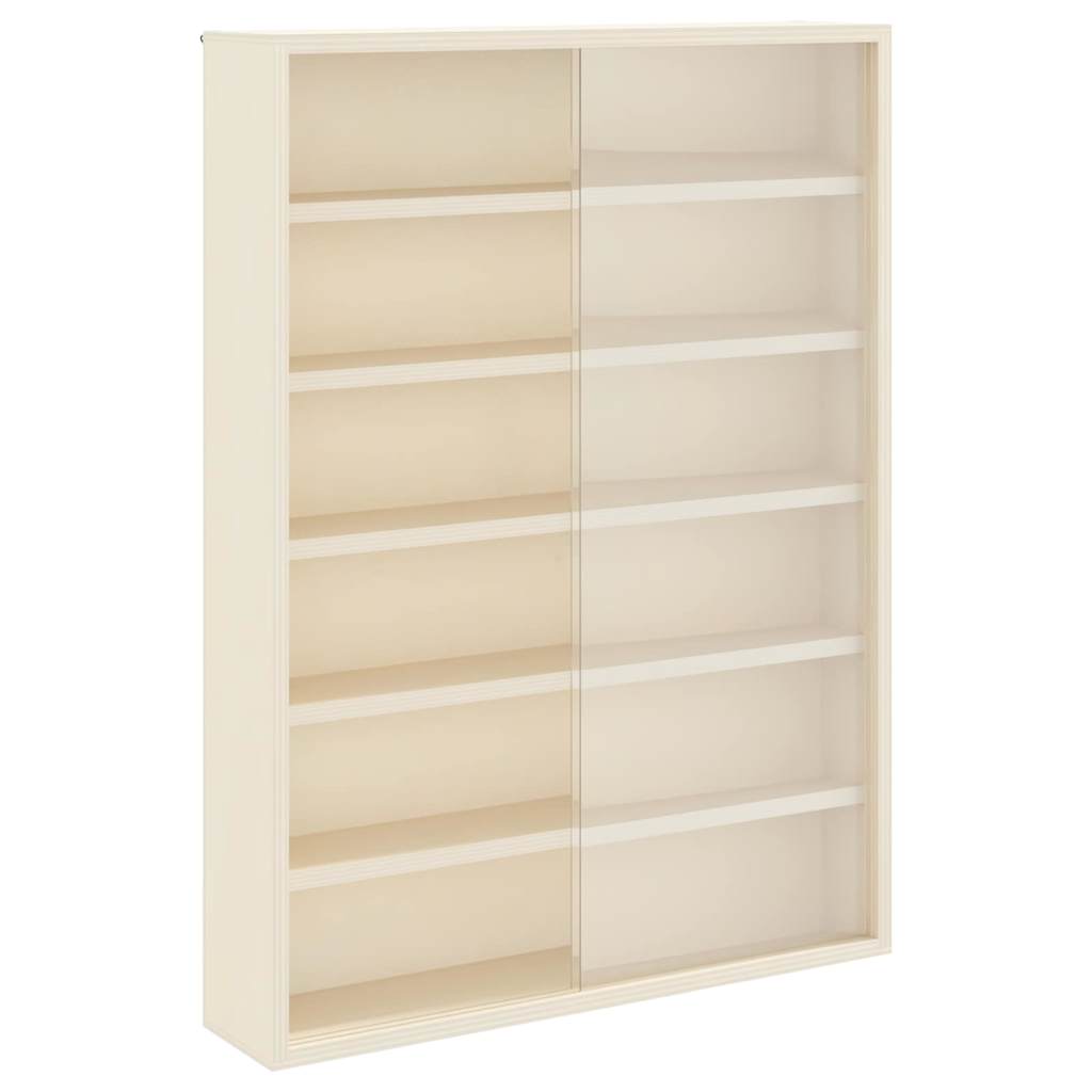 Vetrina a muro Beige 40 x 8,5 x 54 cm Legno compensato