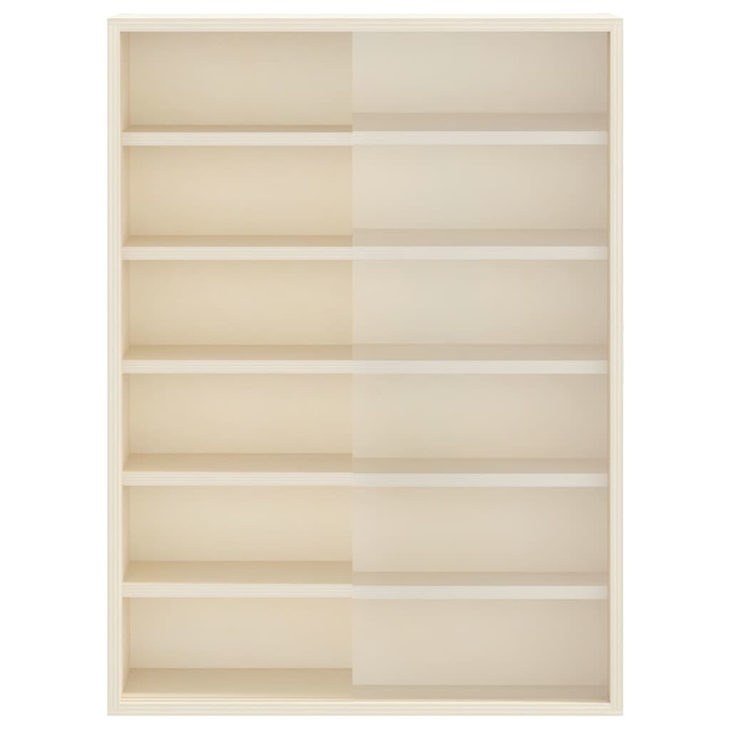 Vetrina a muro Beige 40 x 8,5 x 54 cm Legno compensato