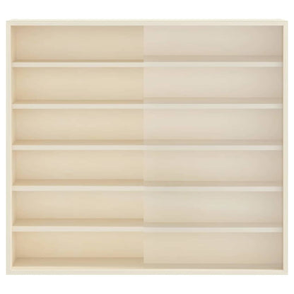 Vetrina a muro Beige 60 x 8,5 x 54 cm Legno compensato