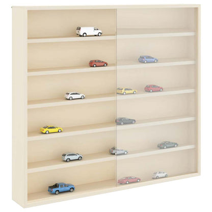 Vetrina a muro Beige 60 x 8,5 x 54 cm Legno compensato