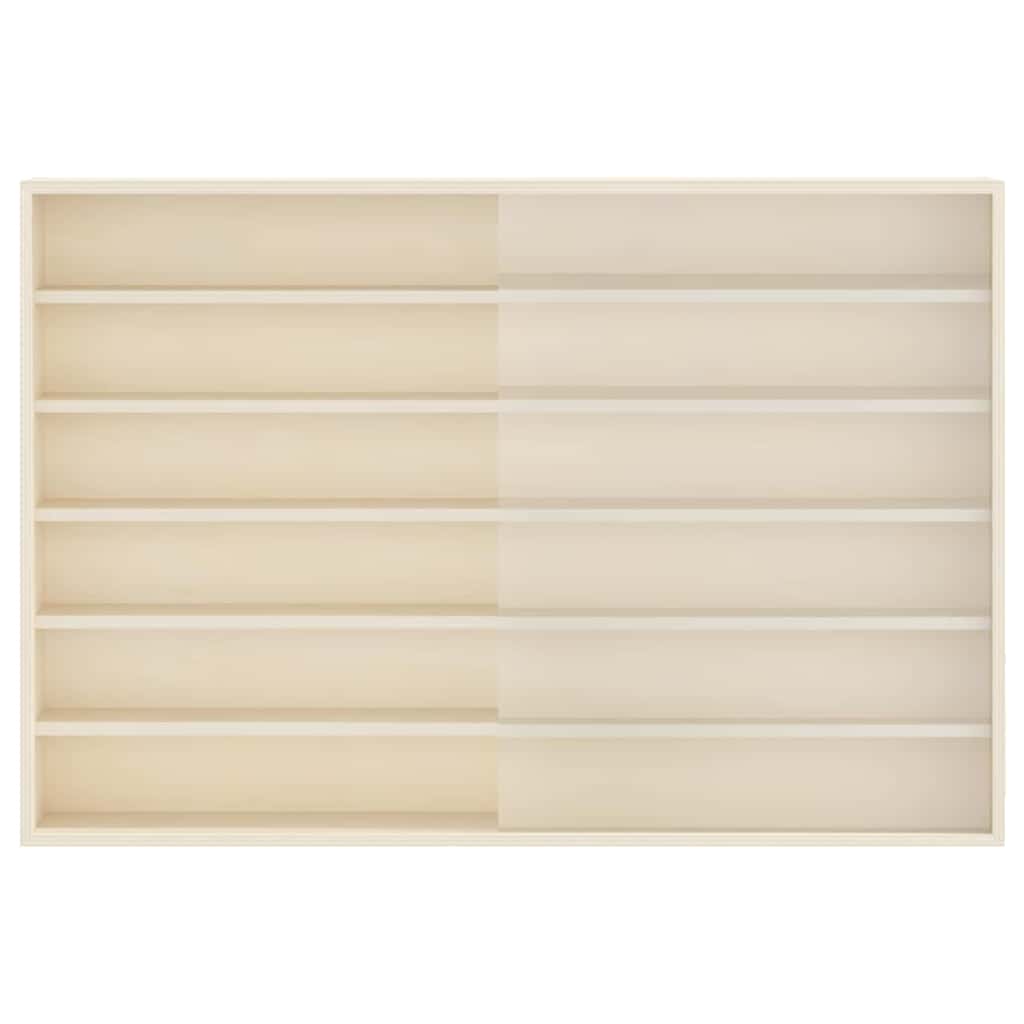 Vetrina a muro Beige 80 x 8,5 x 54 cm Legno compensato