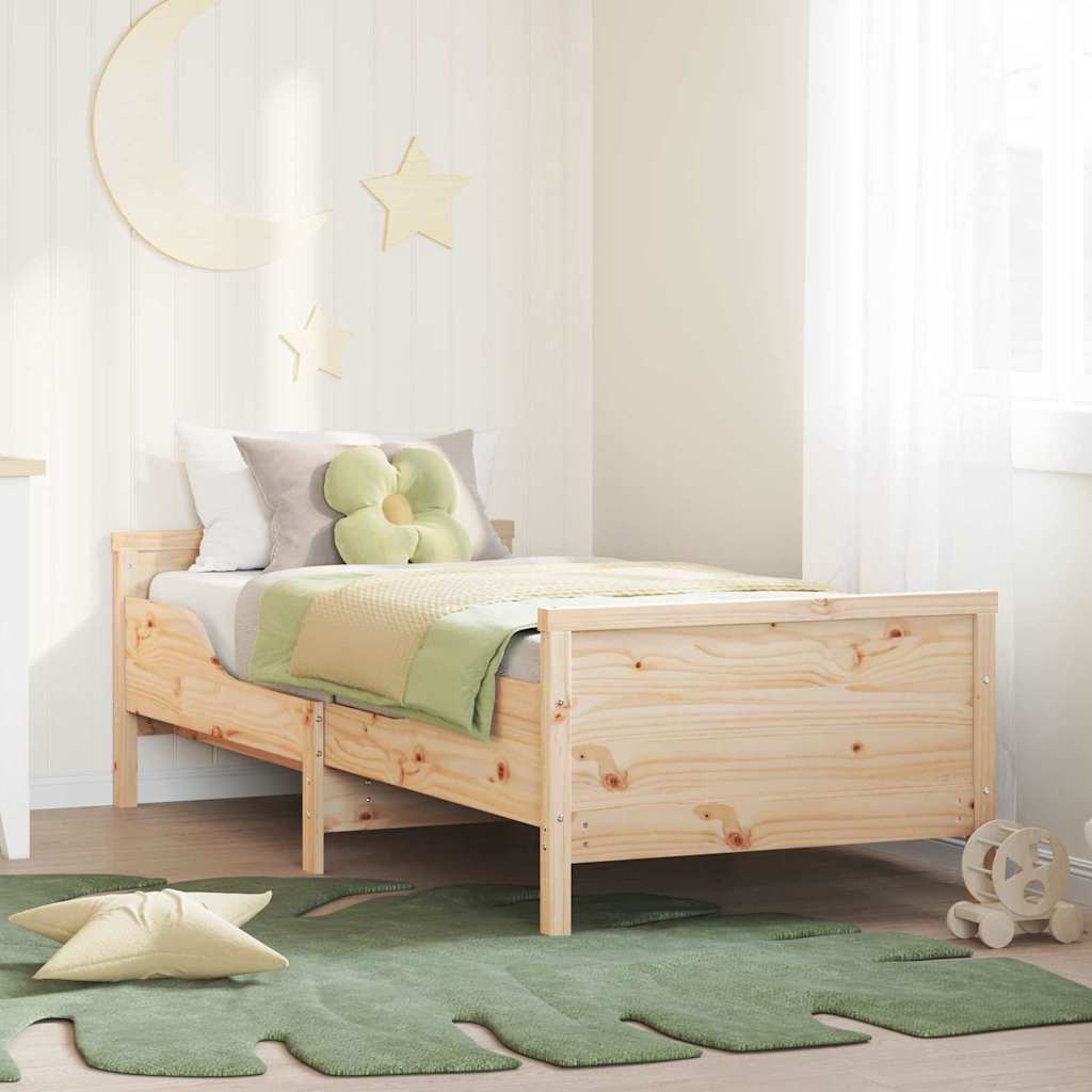 Struttura del letto Marrone 80 x 200 cm Legno multistrato